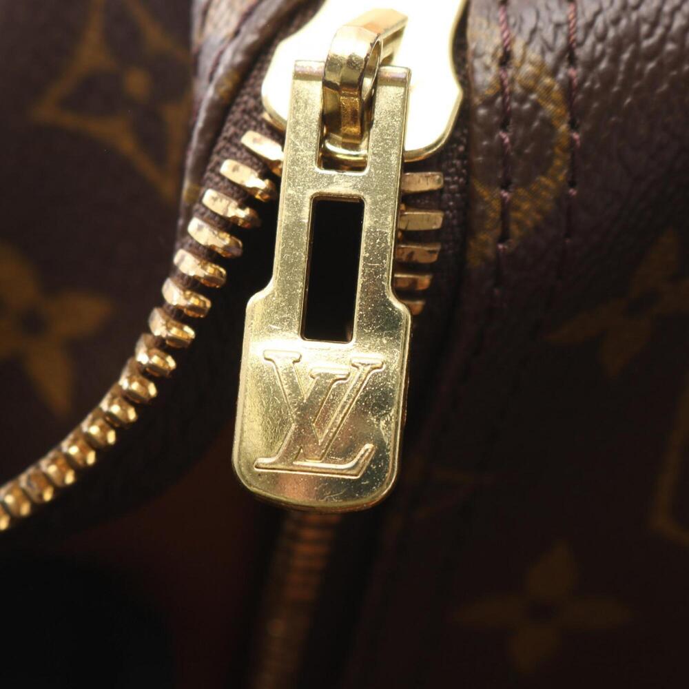 LOUIS VUITTON Brown Monogram Leather Keepall 50 Boston Bag - Picture 6 of 10